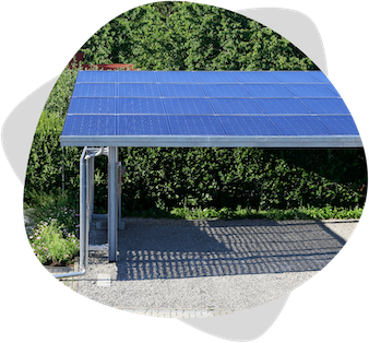 Borne de recharge panneaux solaires entreprise Éco Solution énergies renouvelables