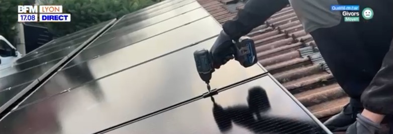 BFM Lyon X Éco Solution interview le boom des panneaux solaires en région Auvergne-Rhône-Alpes